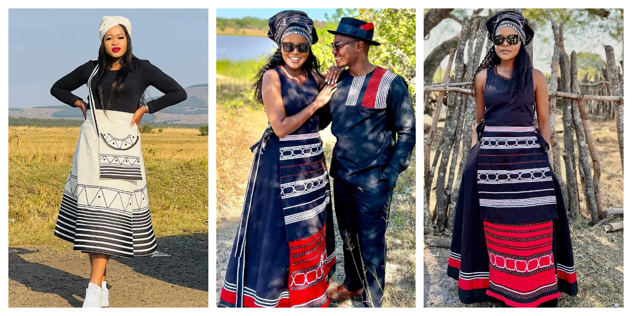 Classy Umbhaco Xhosa Traditional Attire For South African Ladies 