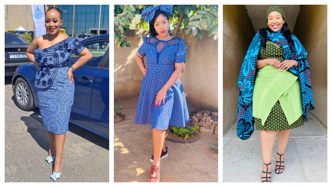 Graceful Tswana Traditional Dresses For South African Ladies 2024