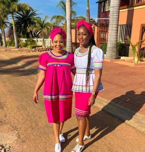 Glorious Sepedi Traditional Wedding Dresses For The Bridal Party