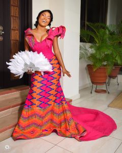 Latest Kente Traditional Weddings For African Women 2024