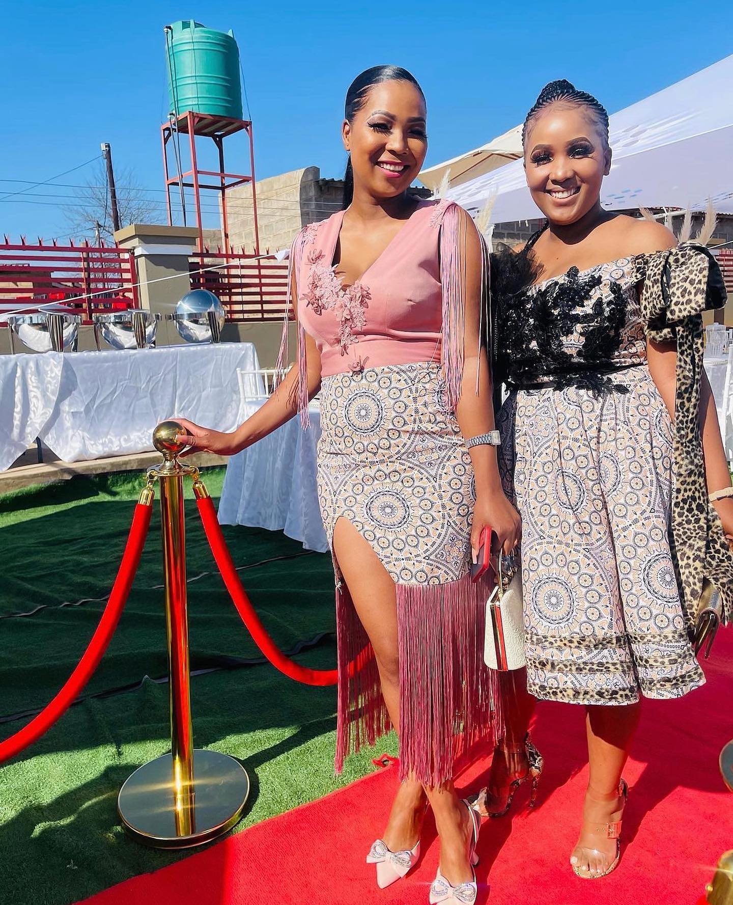 Shweshwe Brides: Radiating Grace in Vibrant South African Attire 11