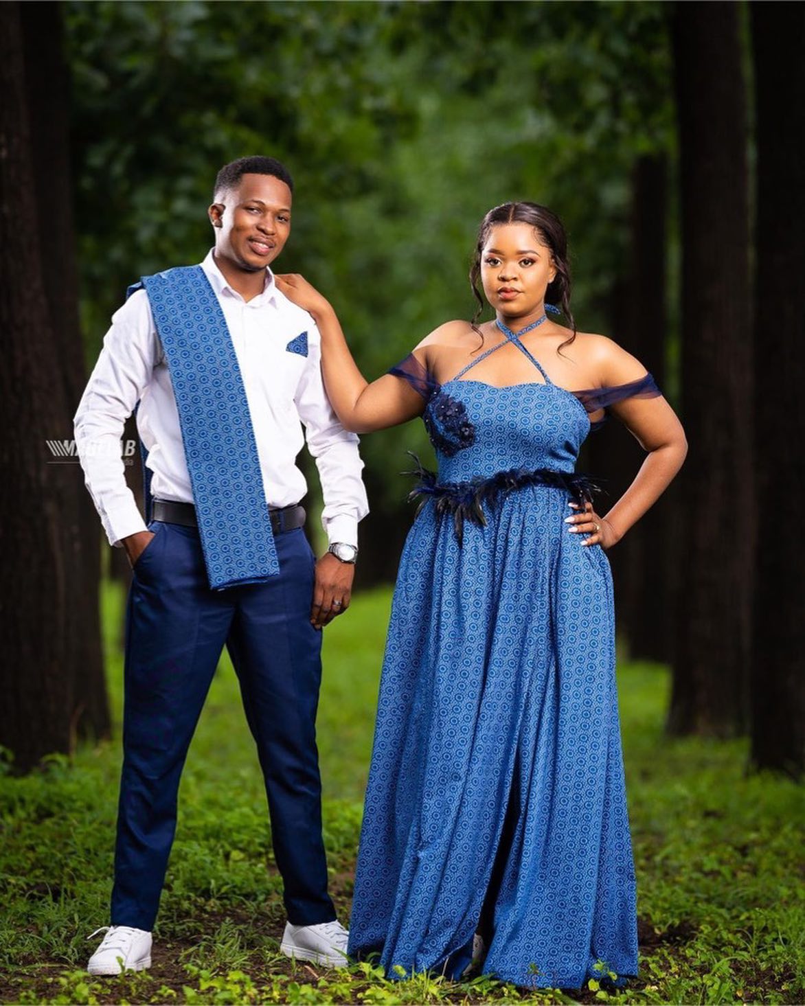 The Best South African Tswana Conventional Dresses For Wedding 13