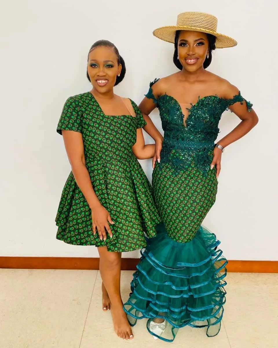 Top Twenty African Shweshwe Dresses For South African Ladies 26