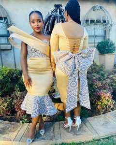 Top Twenty African Shweshwe Dresses For South African Ladies 10
