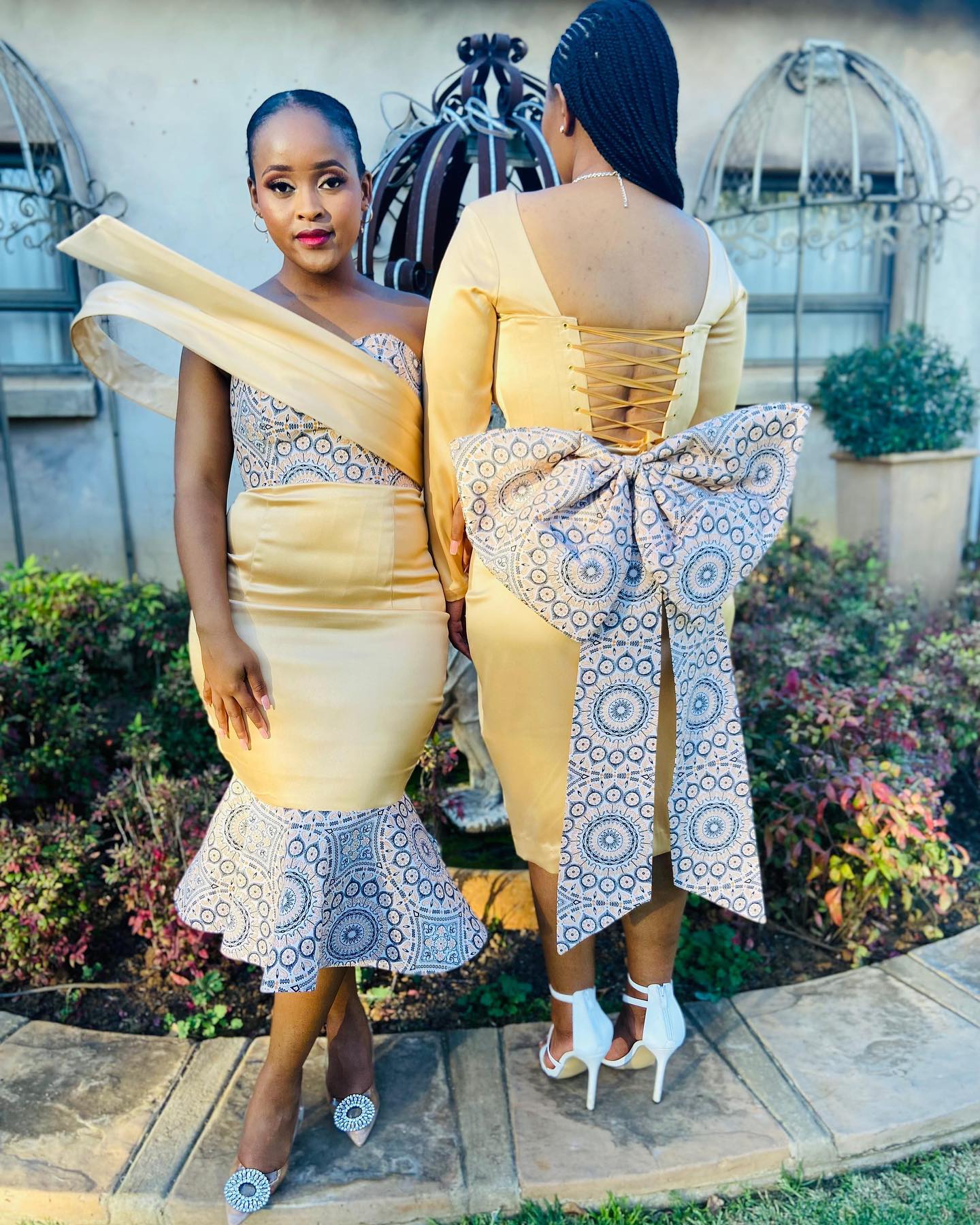 Top Twenty African Shweshwe Dresses For South African Ladies 30