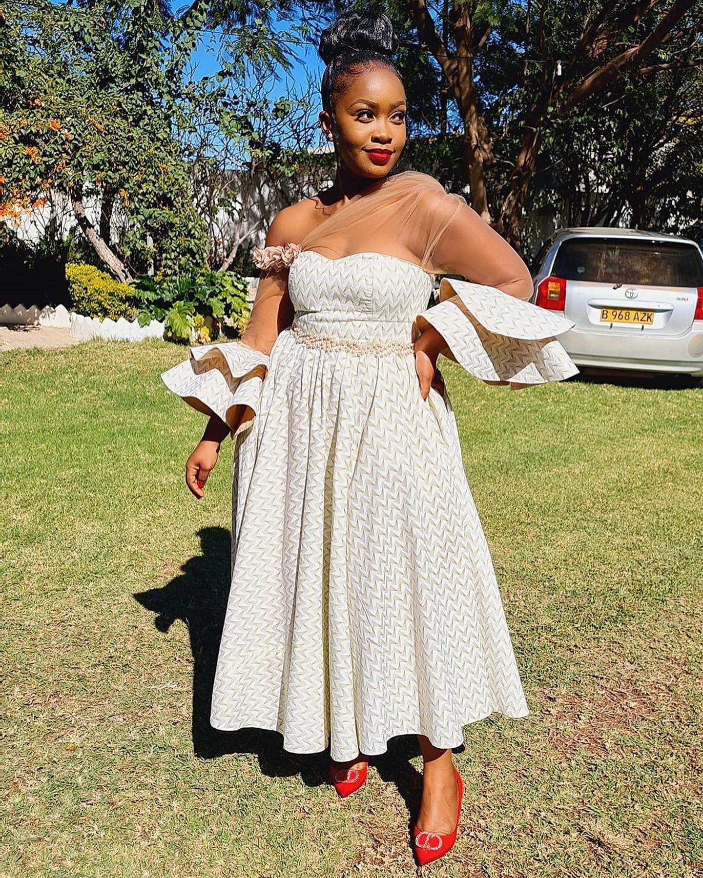 Attractive South African Tswana Traditional Dresses 2024 For Wedding