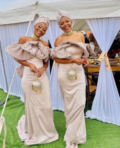 Beautiful Tswana Traditional Attire For Wedding Party 2024 13