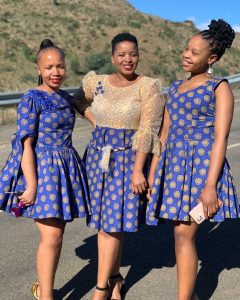 Beautiful Tswana Traditional Attire For Wedding Party 2024 11