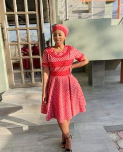 Beautiful Tswana Traditional Attire For Wedding Party 2024 7