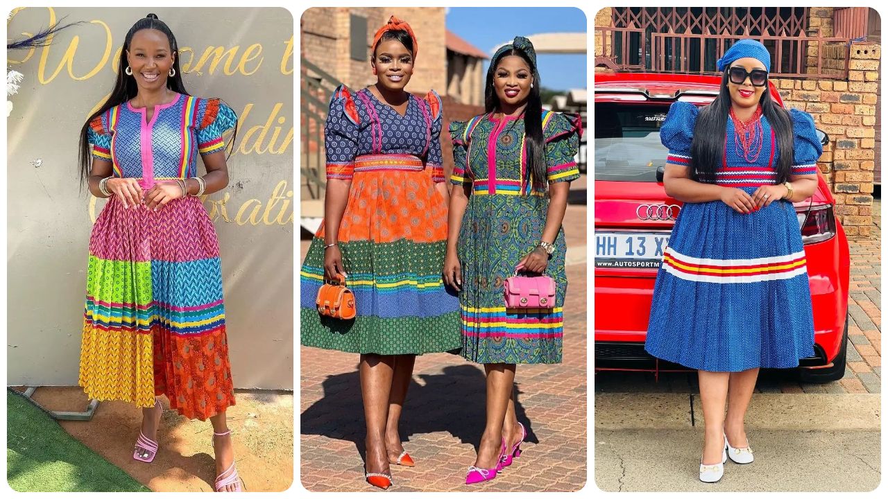 Elegant Sepedi Traditional Wedding Dresses For South African Ladies 