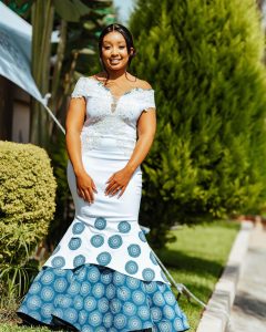 Latest Shweshwe Traditional Dresses Designs For Makoti 2024