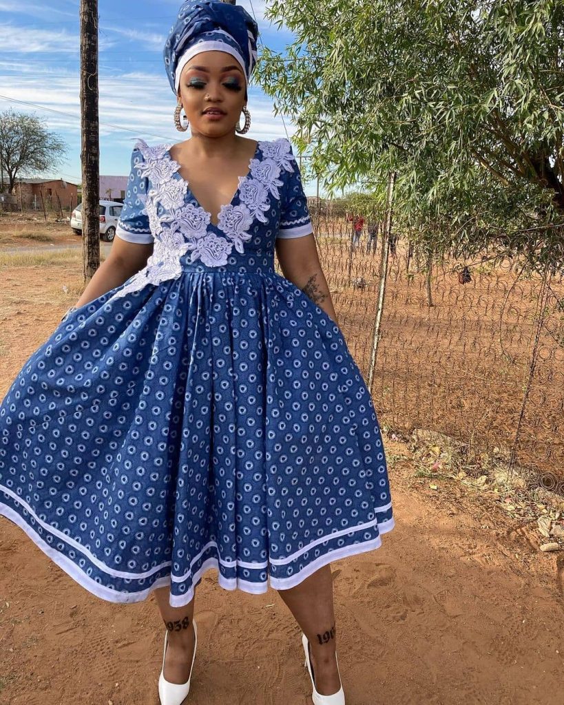 Latest Traditional Shweshwe Styles 2024 For Makoti