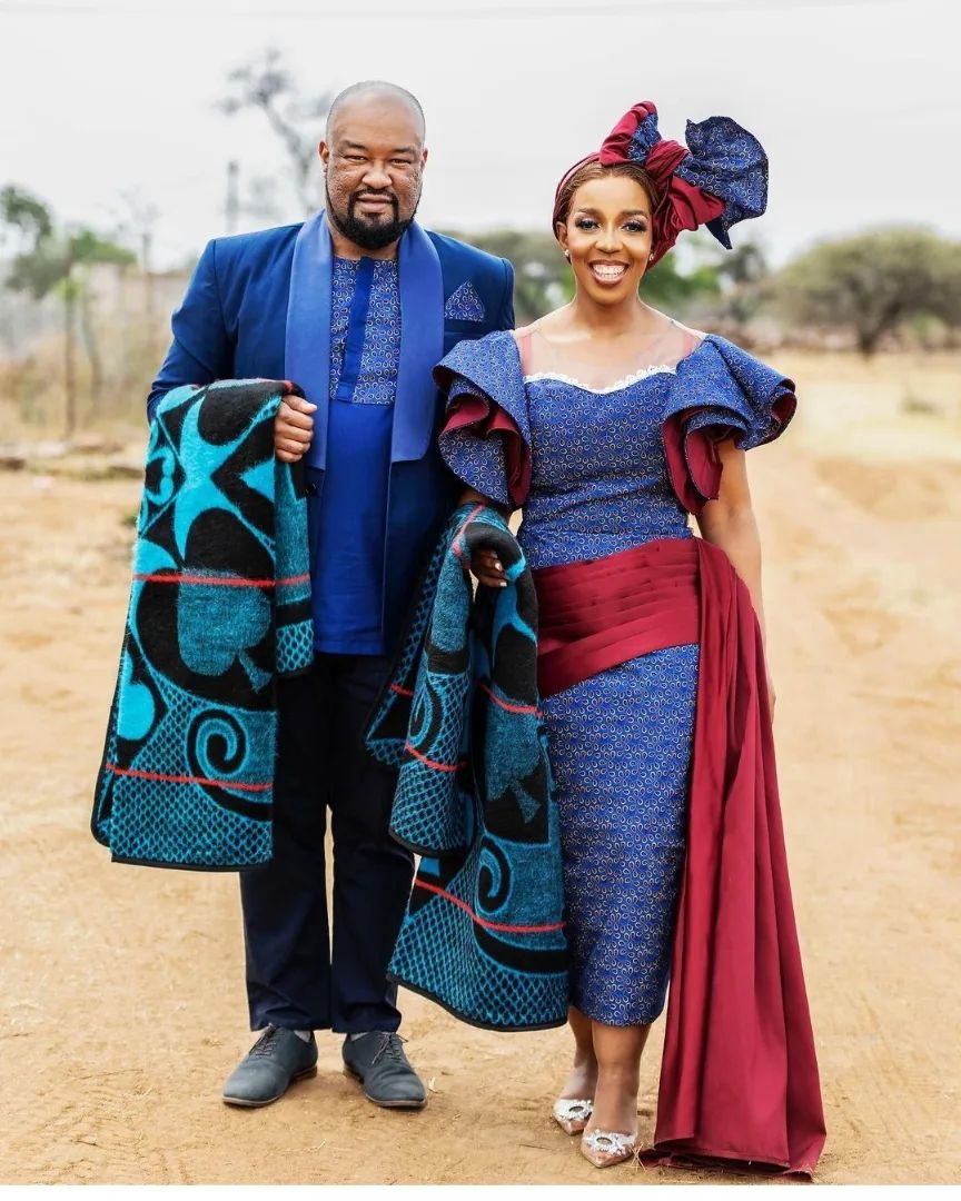 Latest Tswana Traditional Attire For African Ladies 2024