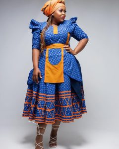 Makoti Shweshwe Dresses 2024 For South African Ladies