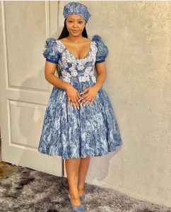 Mixing Tradition with Modernity Tswana Wedding Attire for 2024
