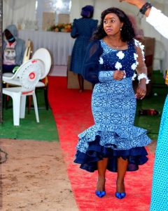 Perfect Traditional Shweshwe Dresses 2024 For Makoti 12