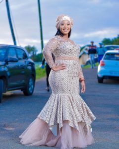 Perfect Traditional Shweshwe Dresses 2024 For Makoti 4