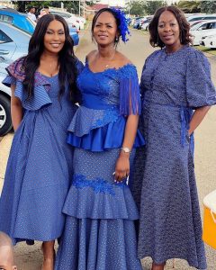 Pretty Tswana Traditional Dresses 2024 For Wedding 