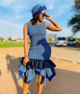 Pretty Tswana Traditional Dresses For South African Ladies