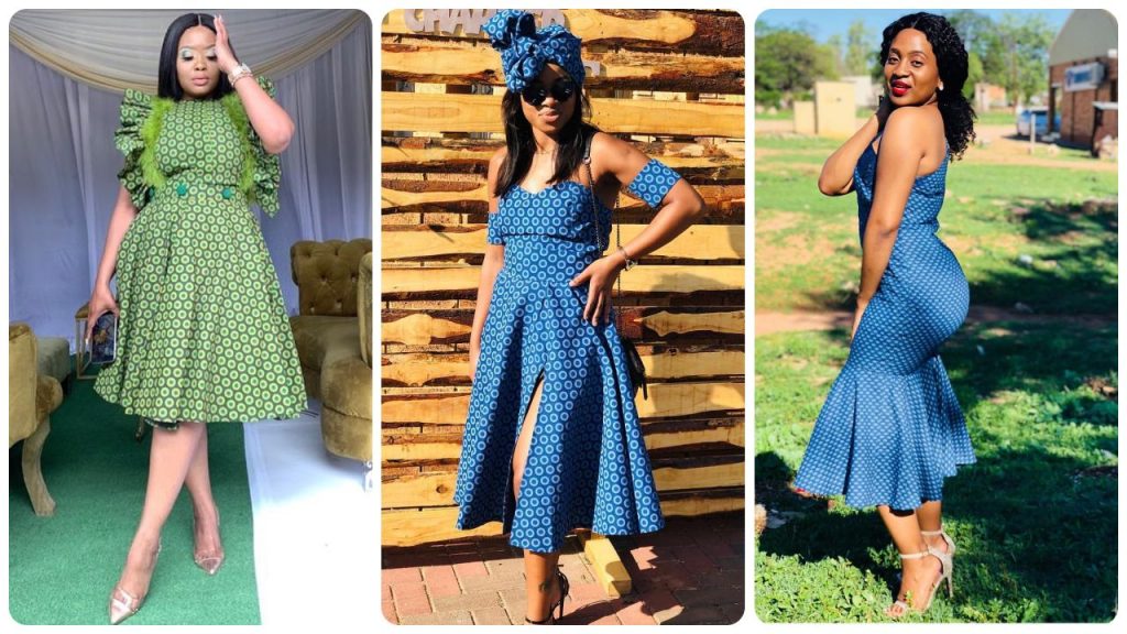 The Latest Tswana Traditional Dresses 2024 For Wedding Party