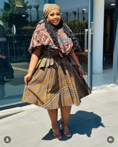Top Shweshwe Traditional Dresses Designs 2024 For Makoti