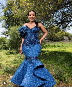 Top Tswana Wedding Dresses For South African Ladies 2024 14