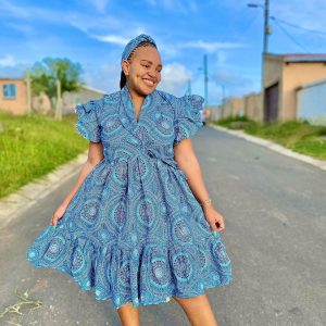 Trending Shweshwe Makoti Traditional Dresses For Ladies 