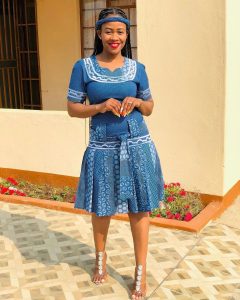 Beautiful Shweshwe Traditional Dresses 2024 For Wedding Events 5