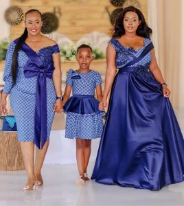 Beautiful Shweshwe Traditional Dresses 2024 For Wedding Events 12