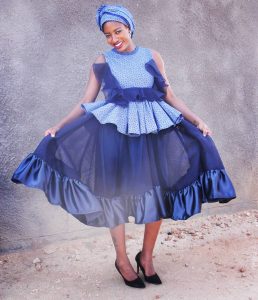 Beautiful and Chic Shweshwe Traditional Dresses For Makoti 2024 12