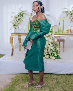 Beautiful and Chic Shweshwe Traditional Dresses For Makoti 2024 14