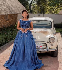 Best Design Of Shweshwe Dresses For Amazing Wedding 2024 5