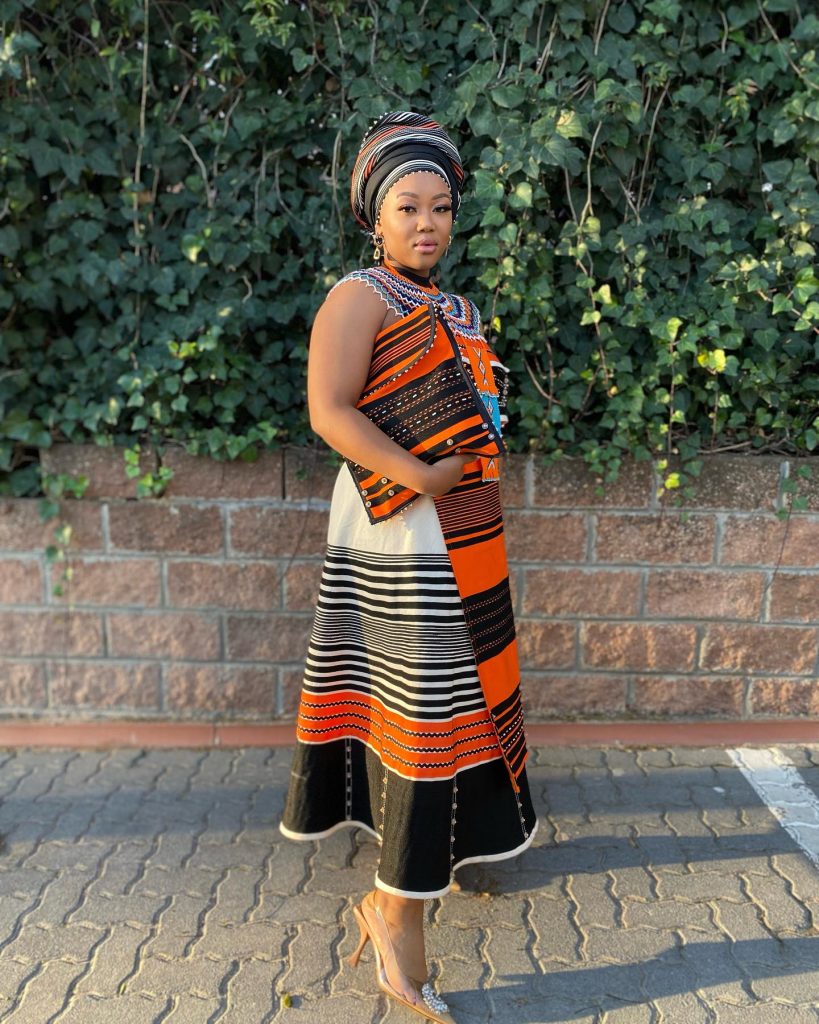 Colorful Xhosa Traditional Wedding Attire For Events 2024