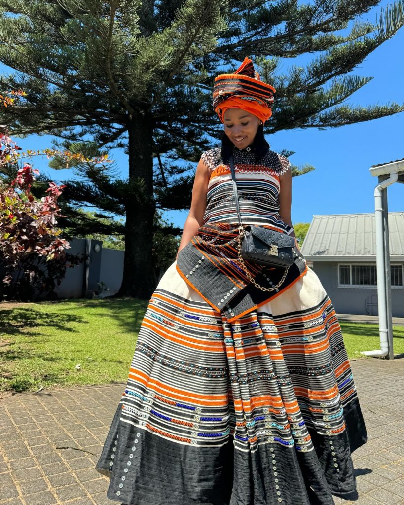 Colorful Xhosa Traditional Wedding Attire For Events 2024