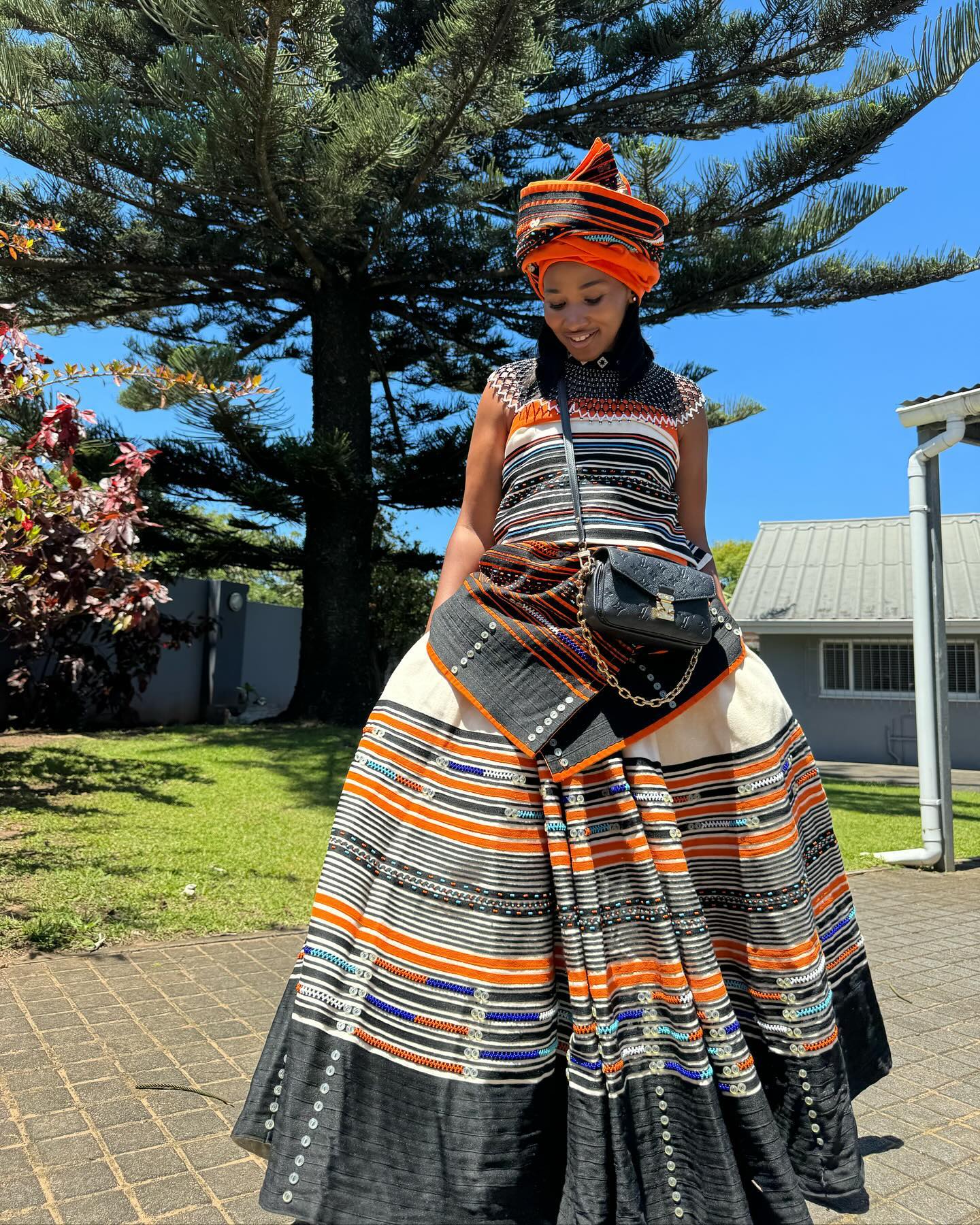 Colorful Xhosa Traditional Wedding Attire For Events 2024 27