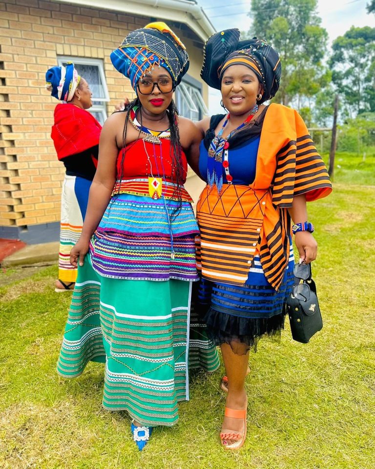 Dazzling Xhosa Traditional Dresses for South African Girls