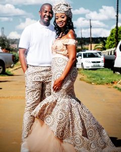 Gorgeous Makoti Traditional Shweshwe Dresses For Wedding 2024