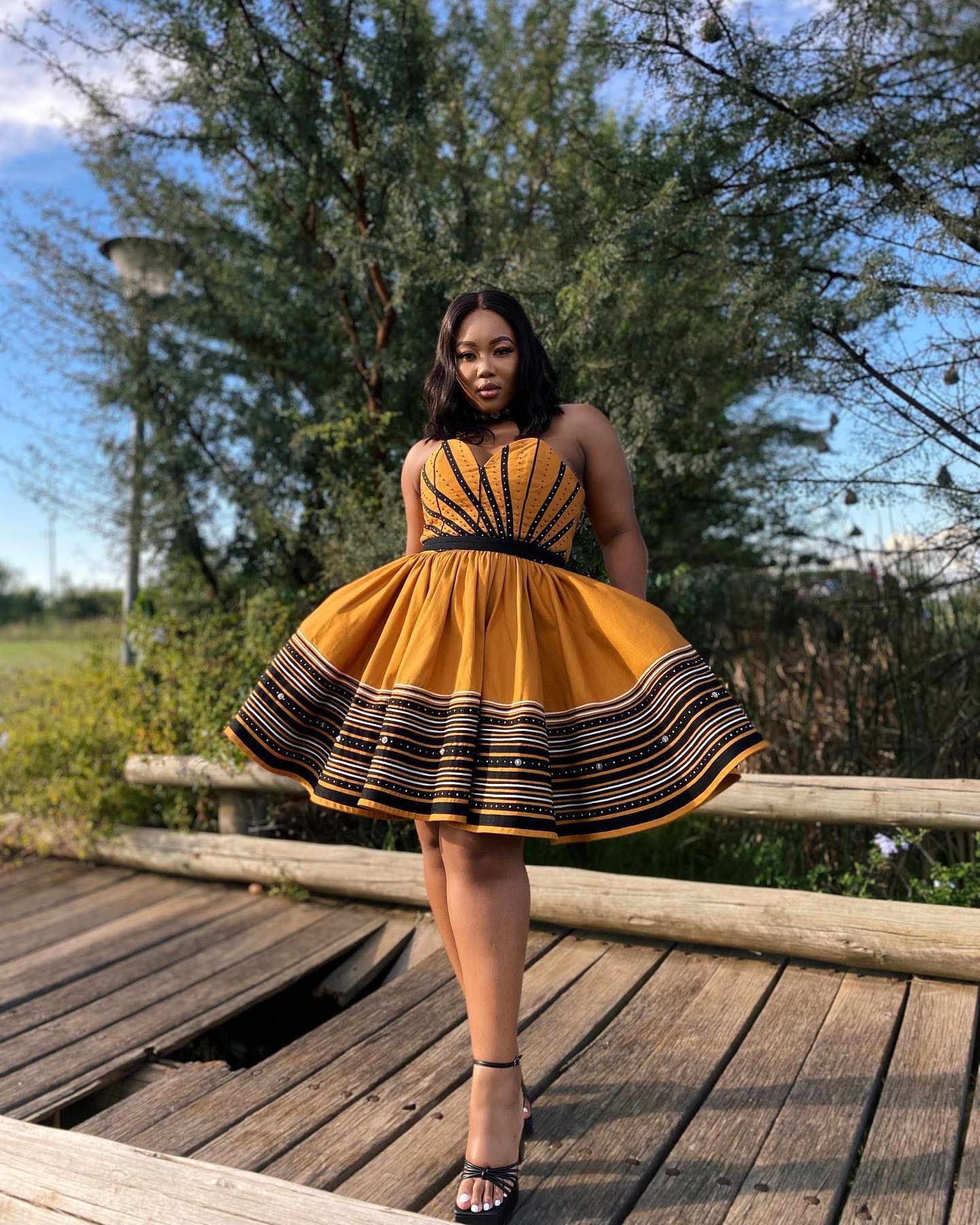 Gorgeous Xhosa Traditional Dresses For South African Wedding 2024 22