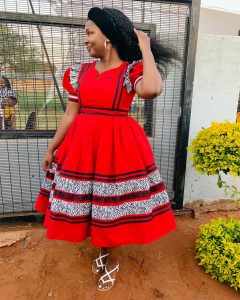Latest Sepedi Traditional Wedding Dresses For South Africans 2024 11