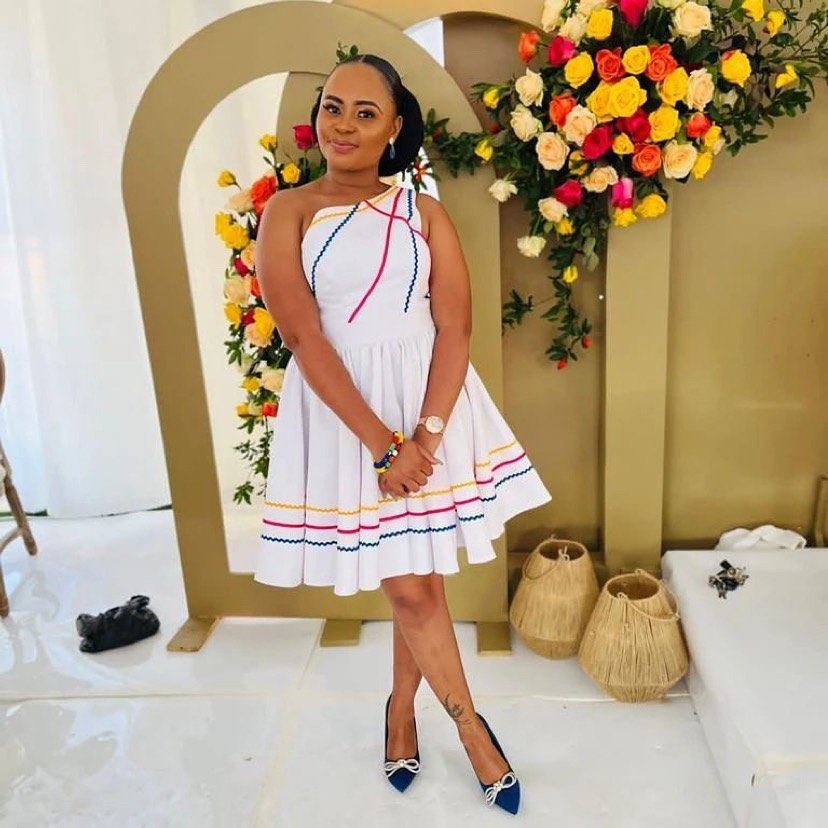 Latest Sepedi Traditional Wedding Dresses For South Africans 2024 19