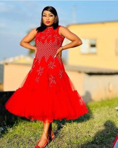 Latest Shweshwe Traditional Dresses Designs For South African 2024