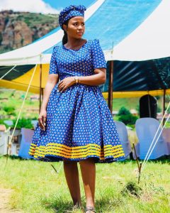 From Runways to Makoti 2024: Traditional Shweshwe Dresses Steal the Show 6