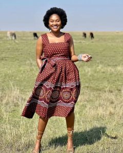 From Runways to Makoti 2024: Traditional Shweshwe Dresses Steal the Show 10