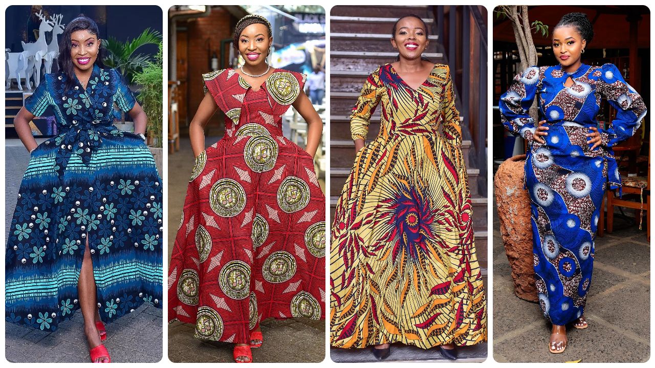 Latest Traditional Kitenge Dresses Designs for Ladies 2024 1