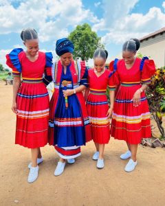 Lovely Sepedi Traditional Wedding Dresses For Bridesmaids 2024