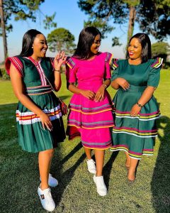 Lovely Sepedi Traditional Wedding Dresses For Bridesmaids 2024