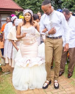Beautiful Shweshwe Dress Ideas for Makoti's Wedding 9