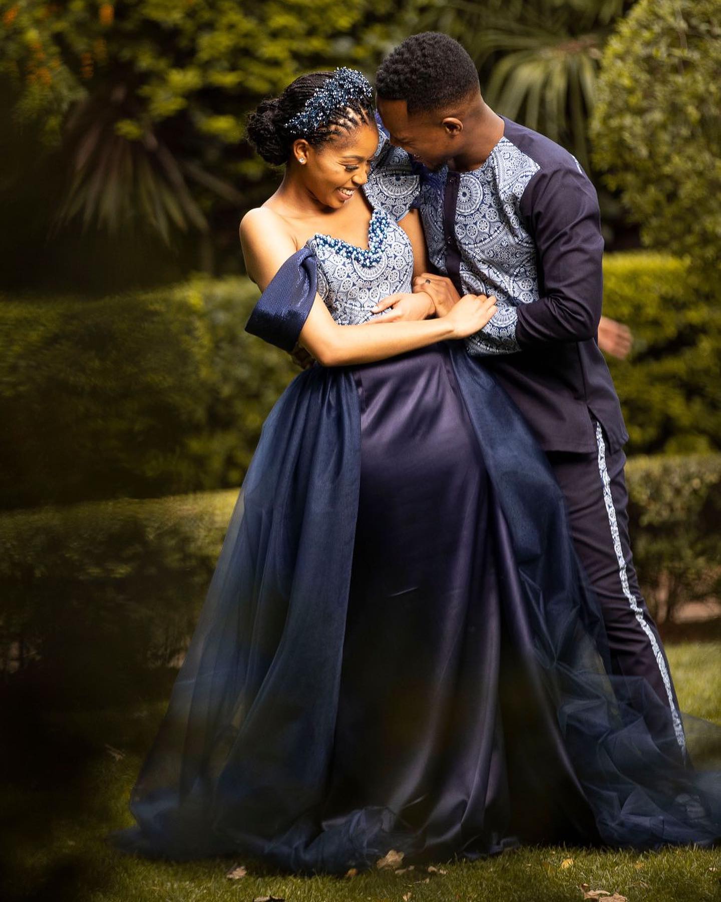 Beautiful Shweshwe Dress Ideas for Makoti's Wedding 26