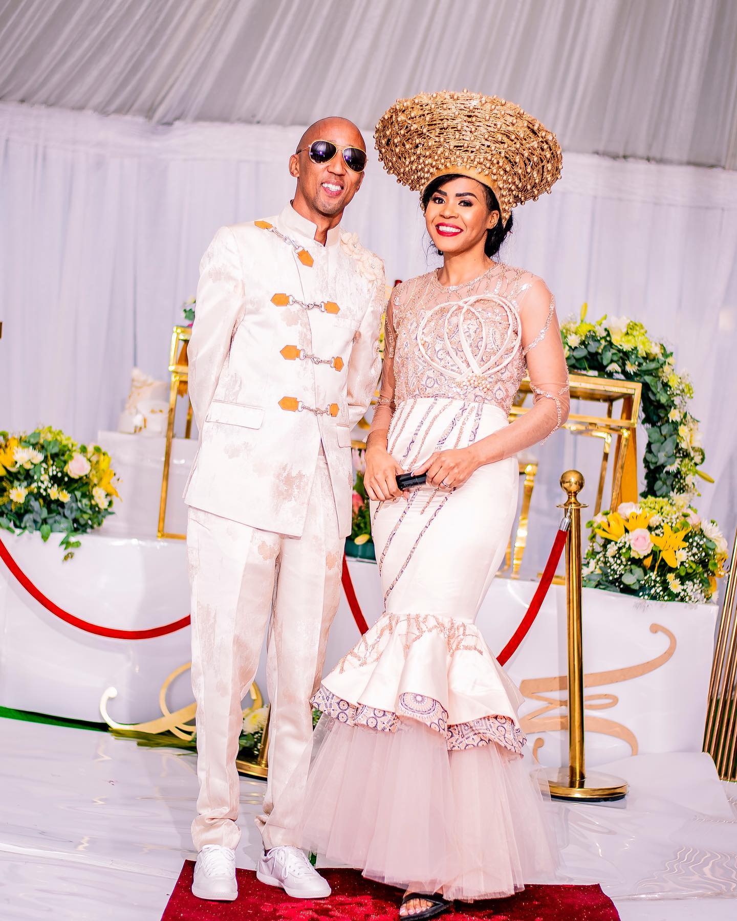 Newest Traditional Shweshwe Dresses For South African Wedding 2024 19
