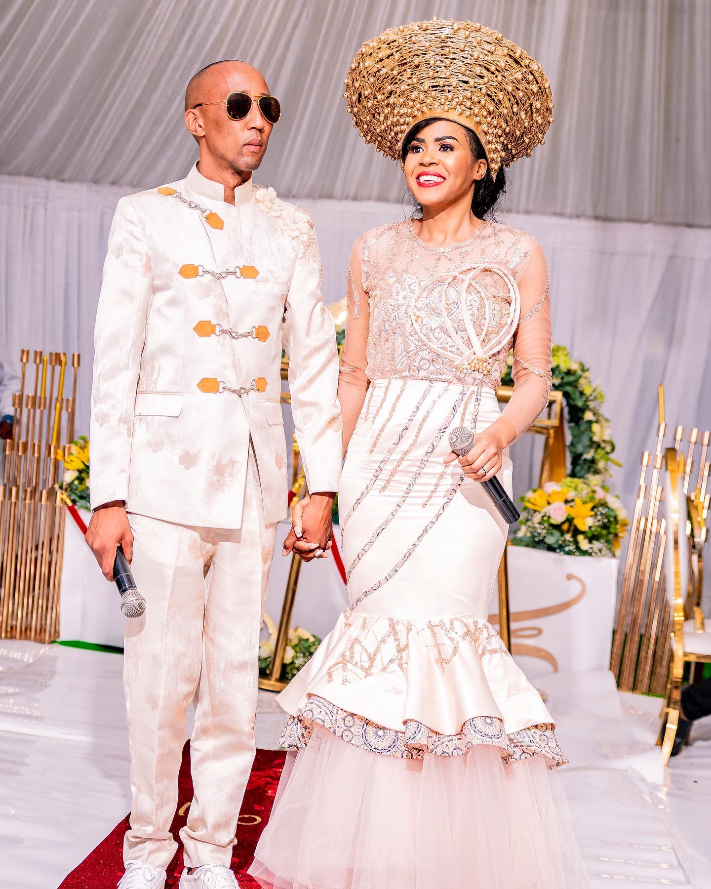 Newest Traditional Shweshwe Dresses For South African Wedding 2024 20